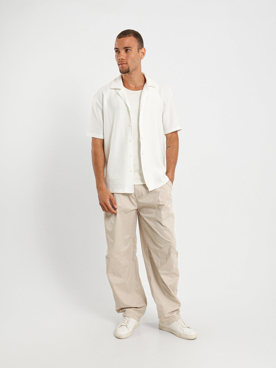 Half-Sleeve Knit Shirt