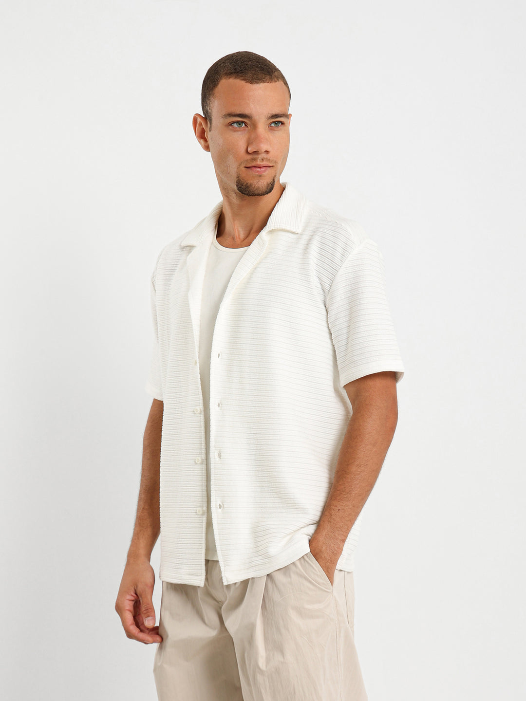 Half-Sleeve Knit Shirt
