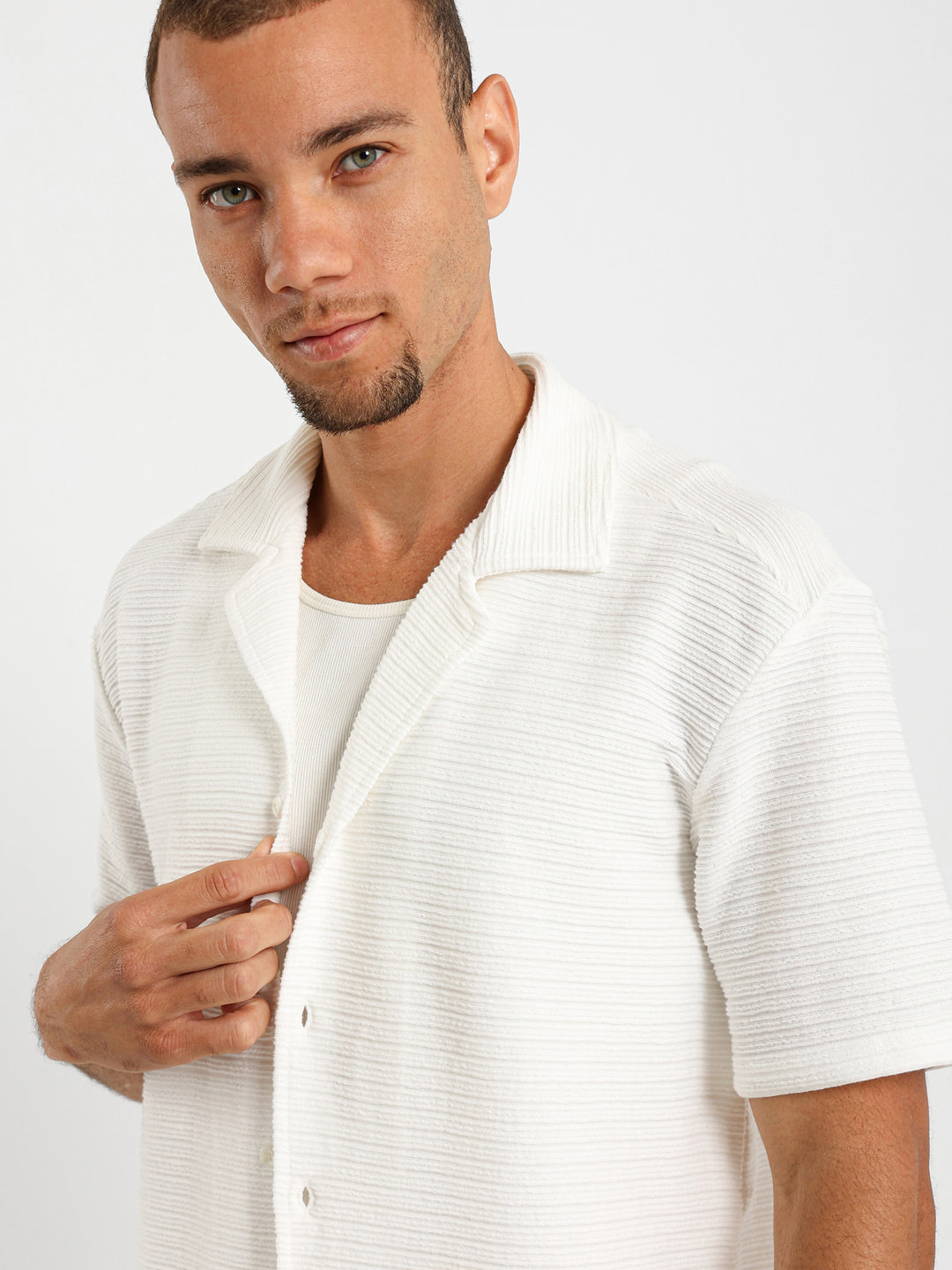 Half-Sleeve Knit Shirt