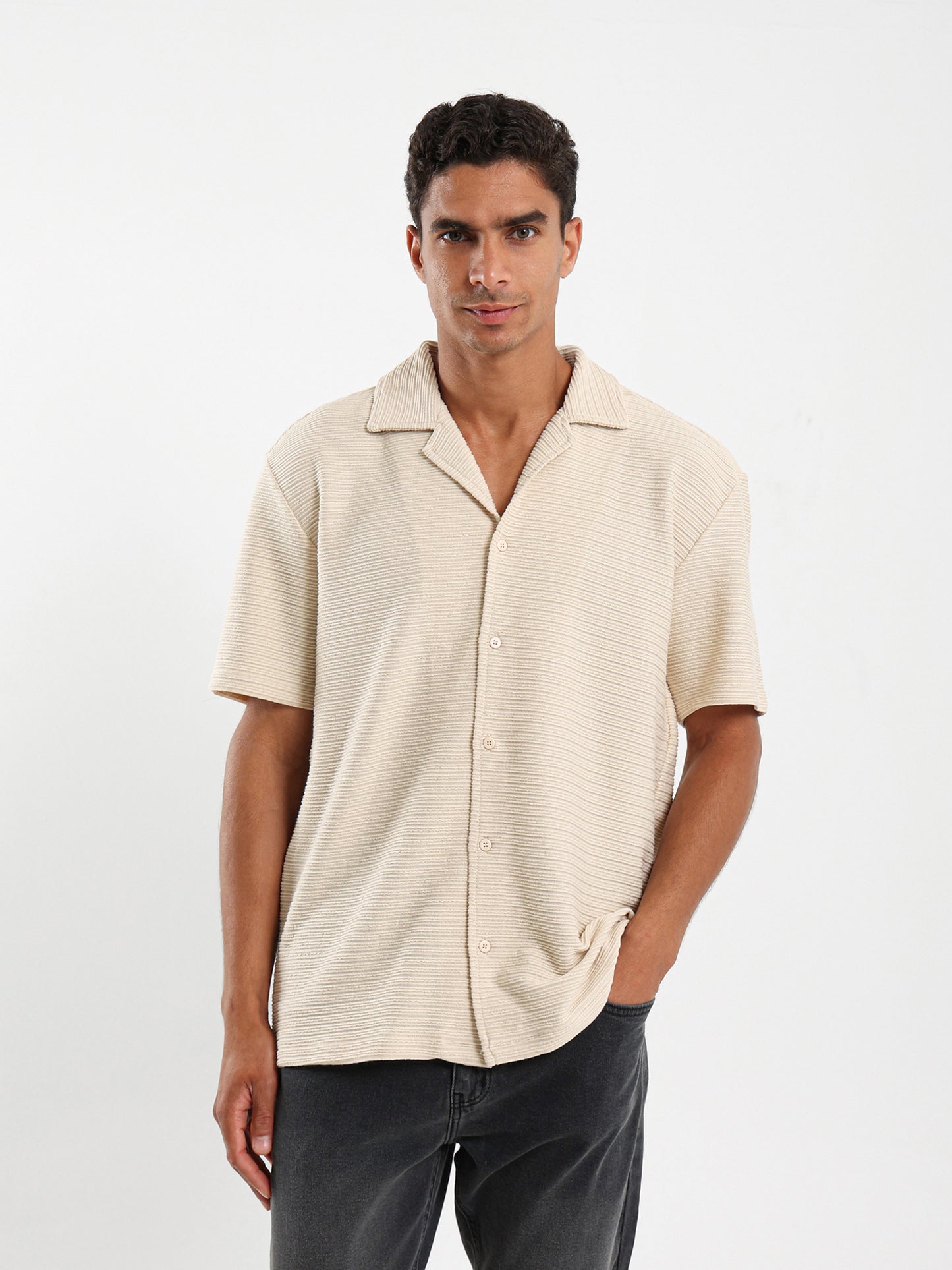 Half-Sleeve Knit Shirt