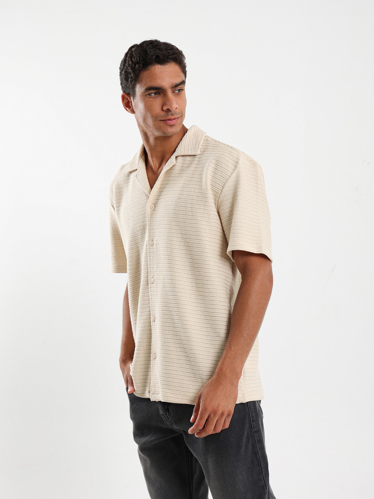 Half-Sleeve Knit Shirt