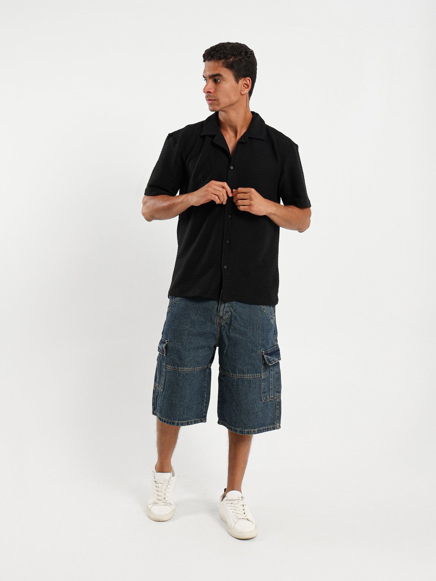 Half-Sleeve Knit Shirt