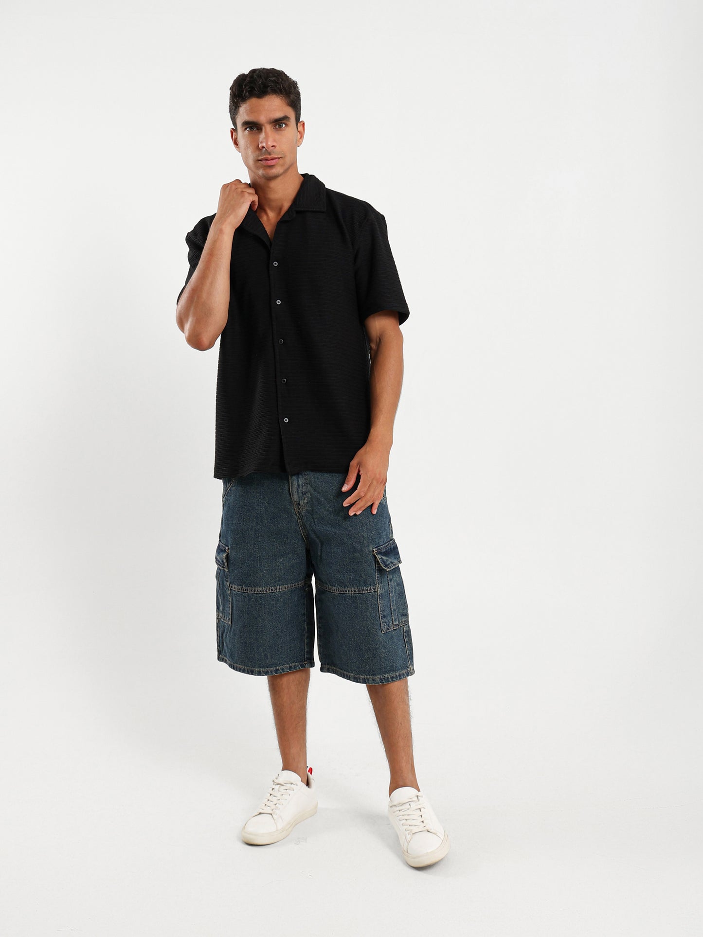 Half-Sleeve Knit Shirt