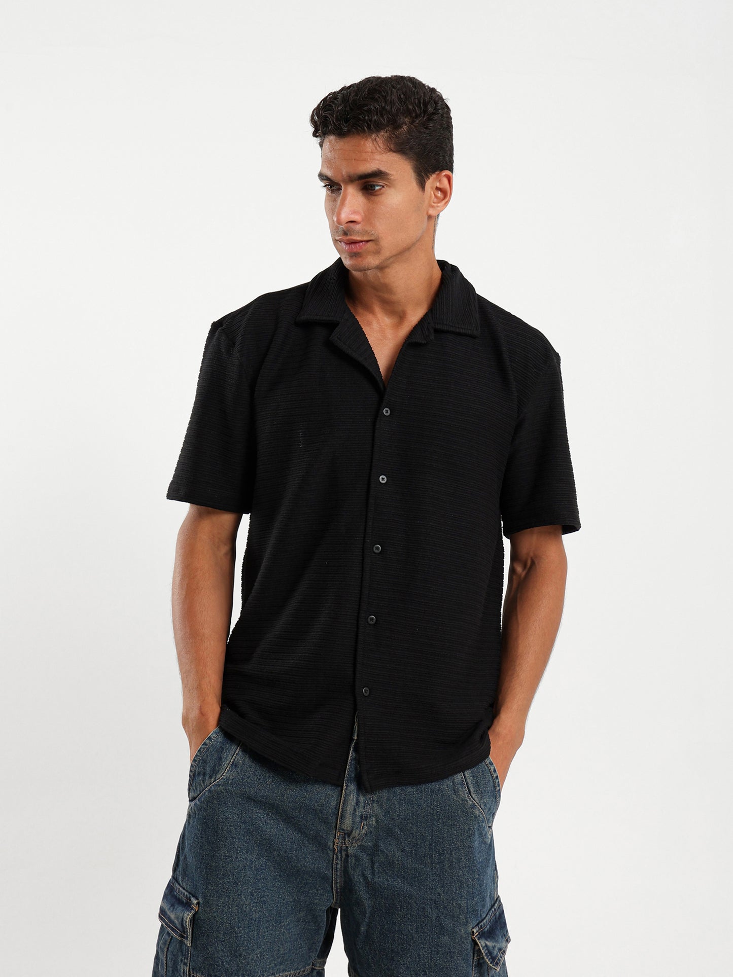 Half-Sleeve Knit Shirt
