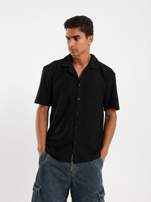 Half-Sleeve Knit Shirt