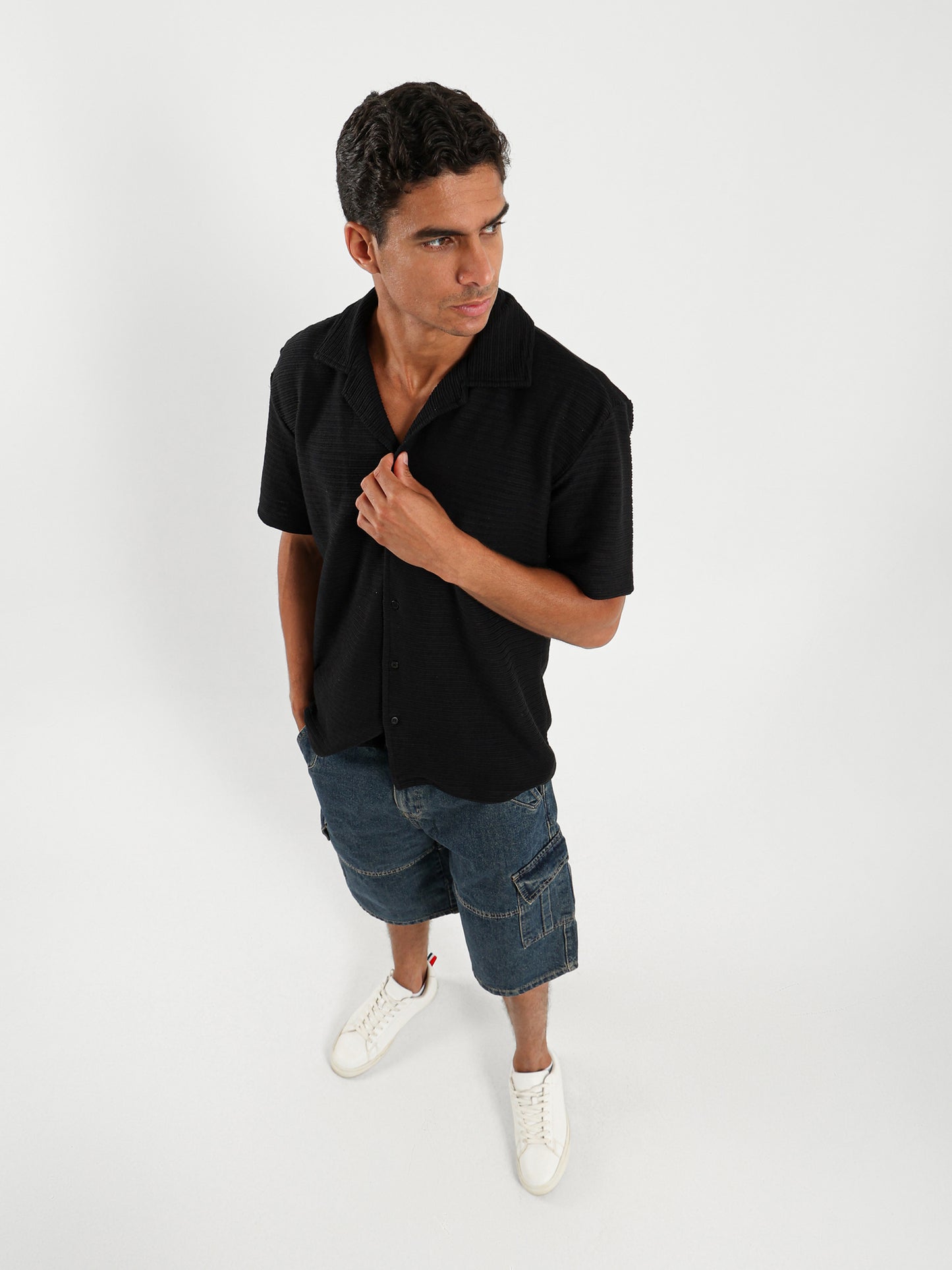 Half-Sleeve Knit Shirt