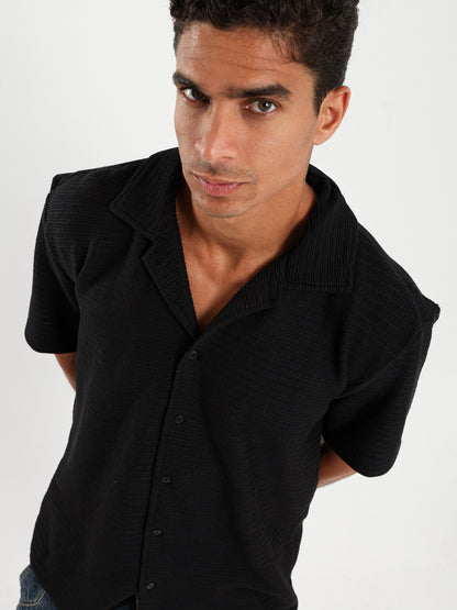 Half-Sleeve Knit Shirt