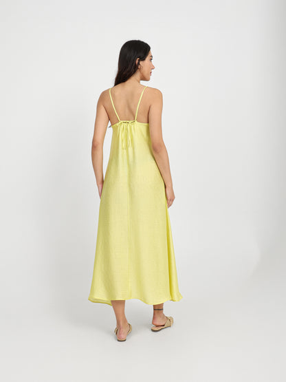 Strappy V-Neck Maxi Dress