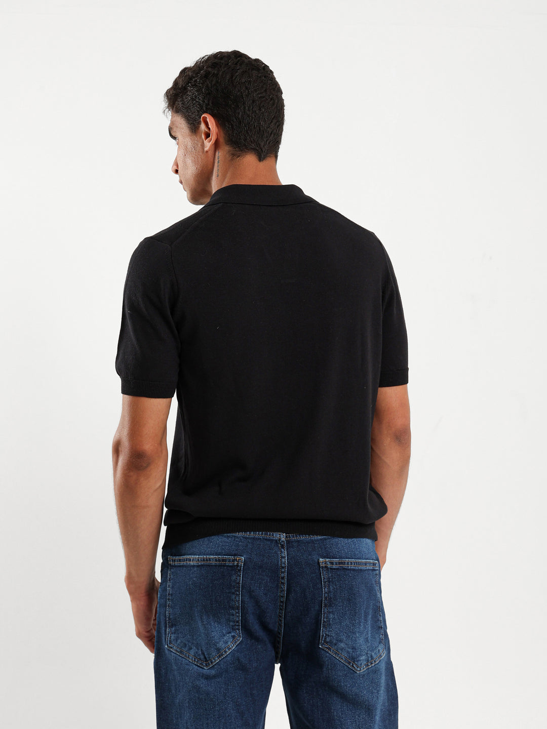 V-Placket Tricot Polo