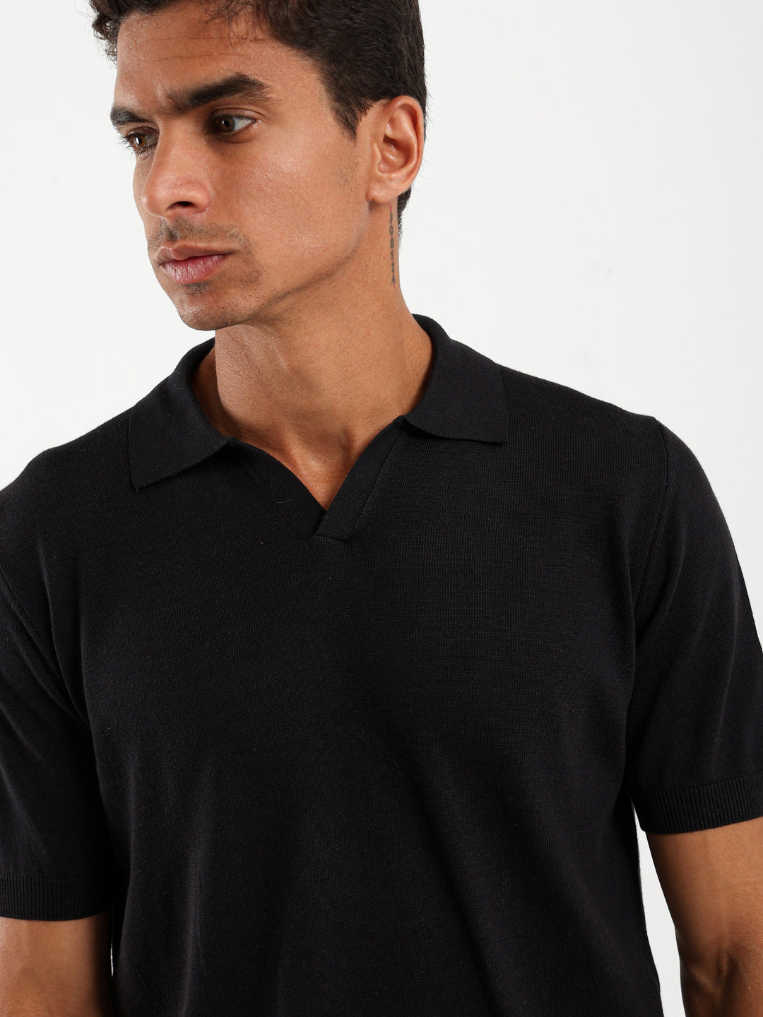 V-Placket Tricot Polo
