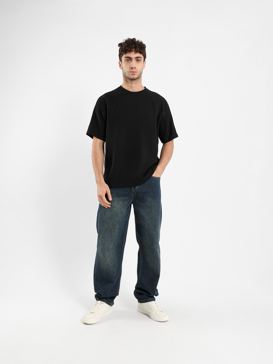 Sporty Racer Look Oversized T-Shirt