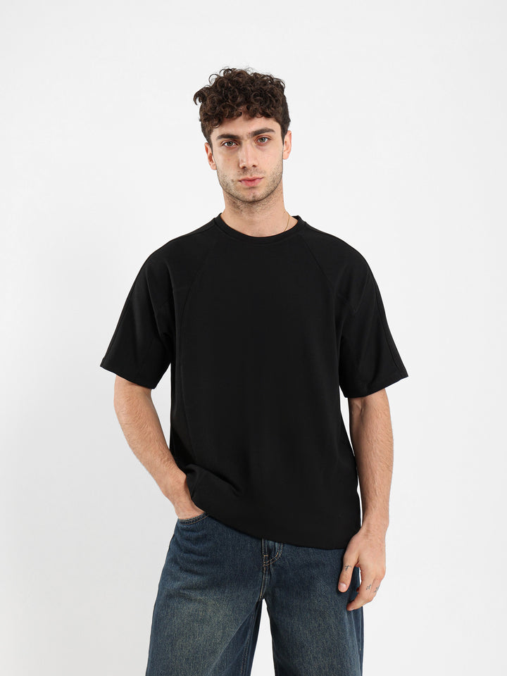 Sporty Racer Look Oversized T-Shirt