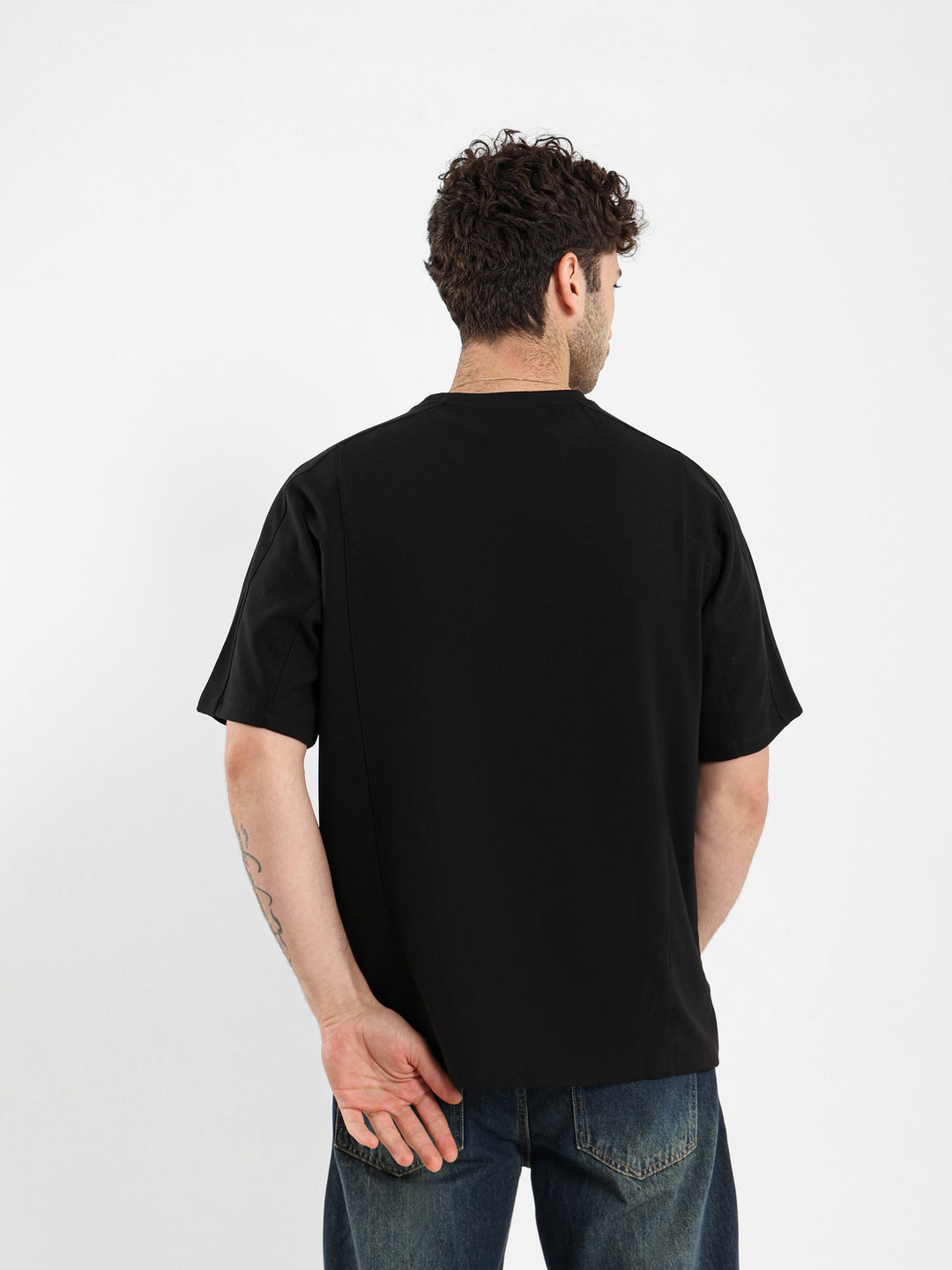 Sporty Racer Look Oversized T-Shirt