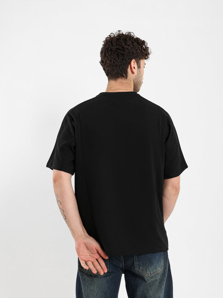Sporty Racer Look Oversized T-Shirt