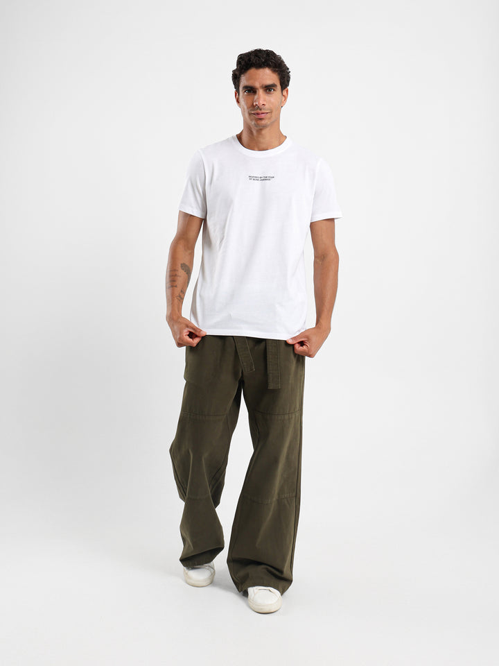 Relaxed Belted Pants