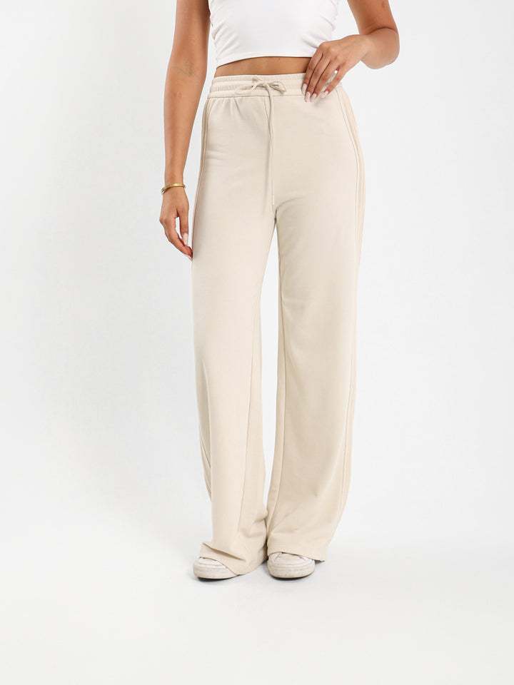 Loose Sweatpants With Side Piping