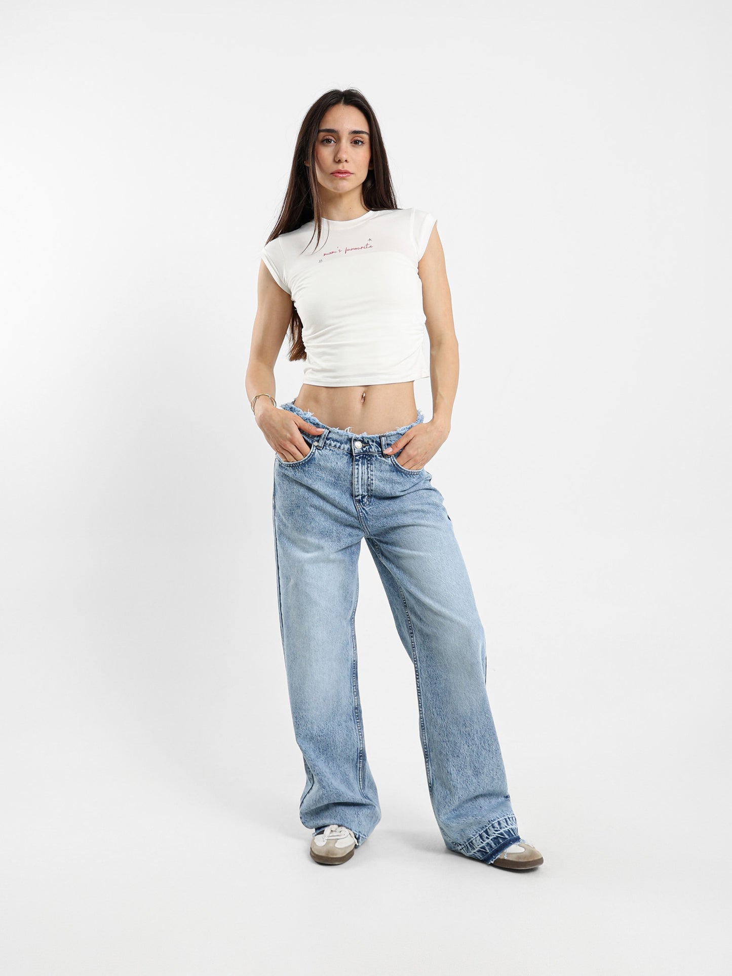 Mom's Favorite Print Fitted T-Shirt