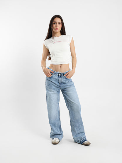 Mom's Favorite Print Fitted T-Shirt