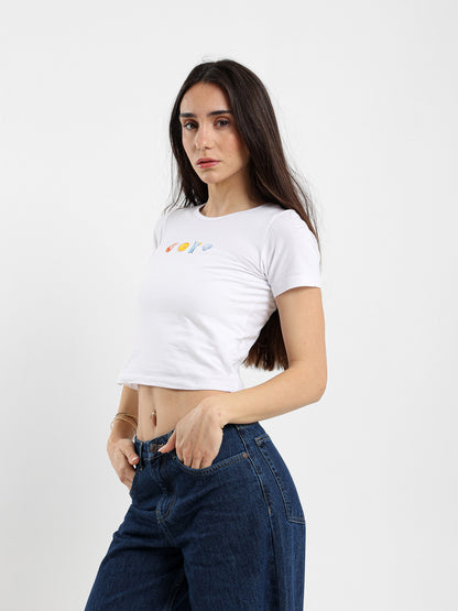 Summer Elements Print Baby Tee