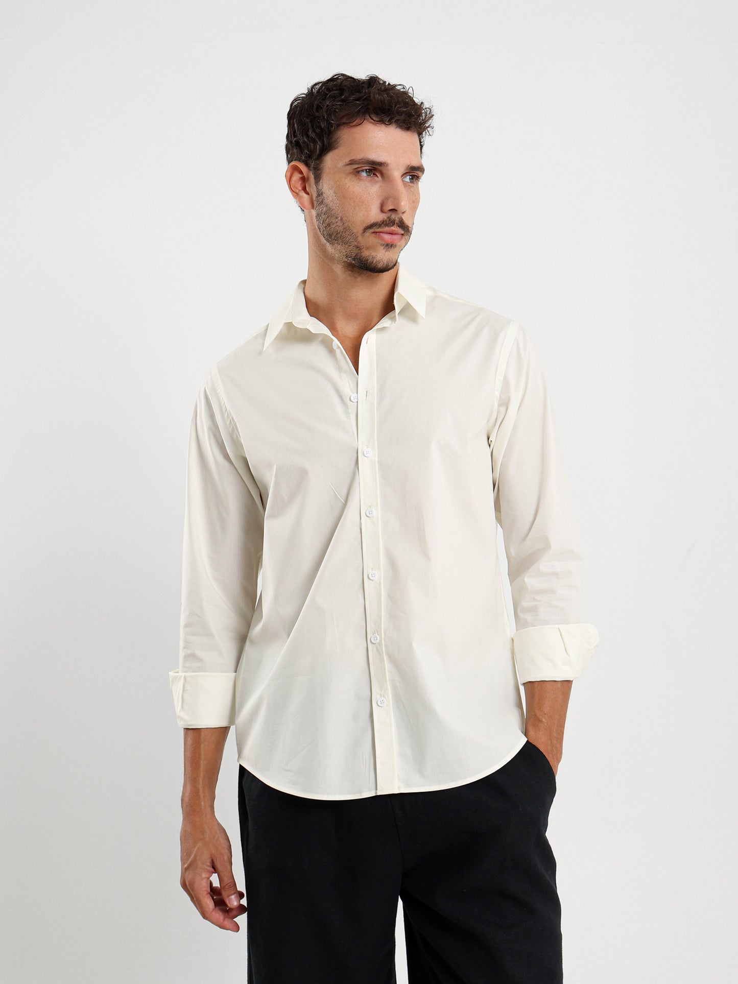 Relaxed Long-Sleeve Shirt