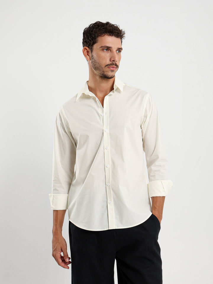 Relaxed Long-Sleeve Shirt
