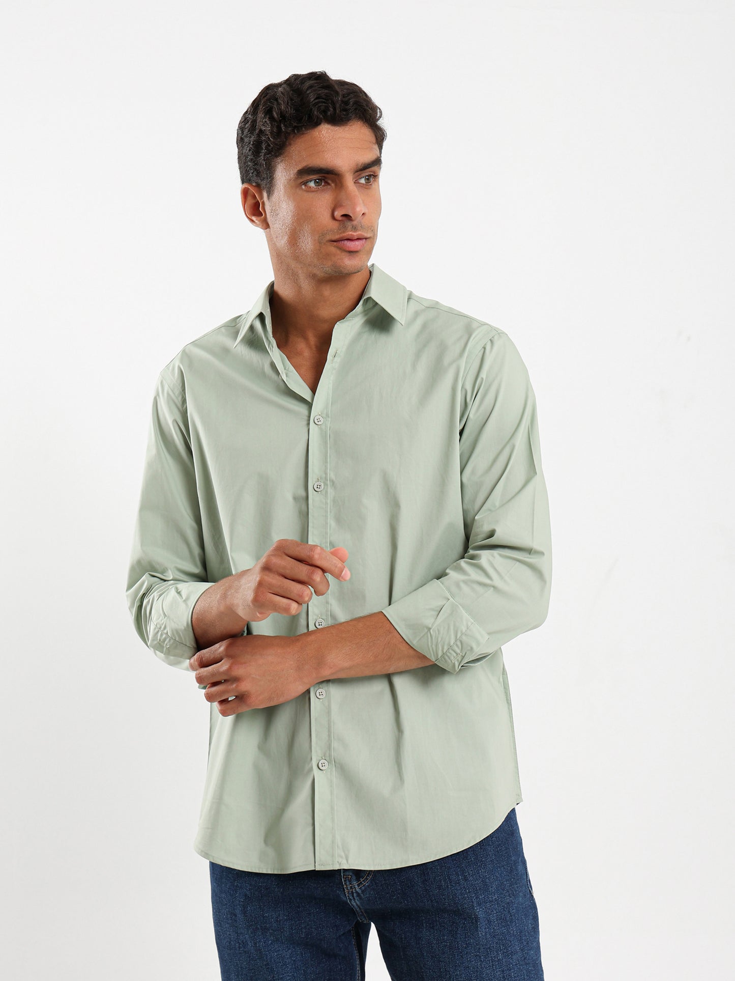 Relaxed Long-Sleeve Shirt