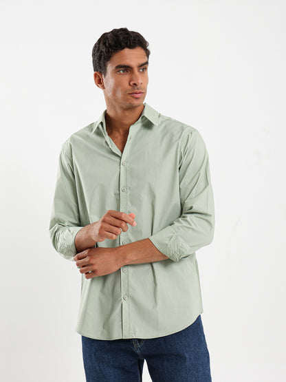 Relaxed Long-Sleeve Shirt