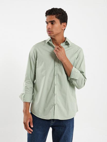 Relaxed Long-Sleeve Shirt