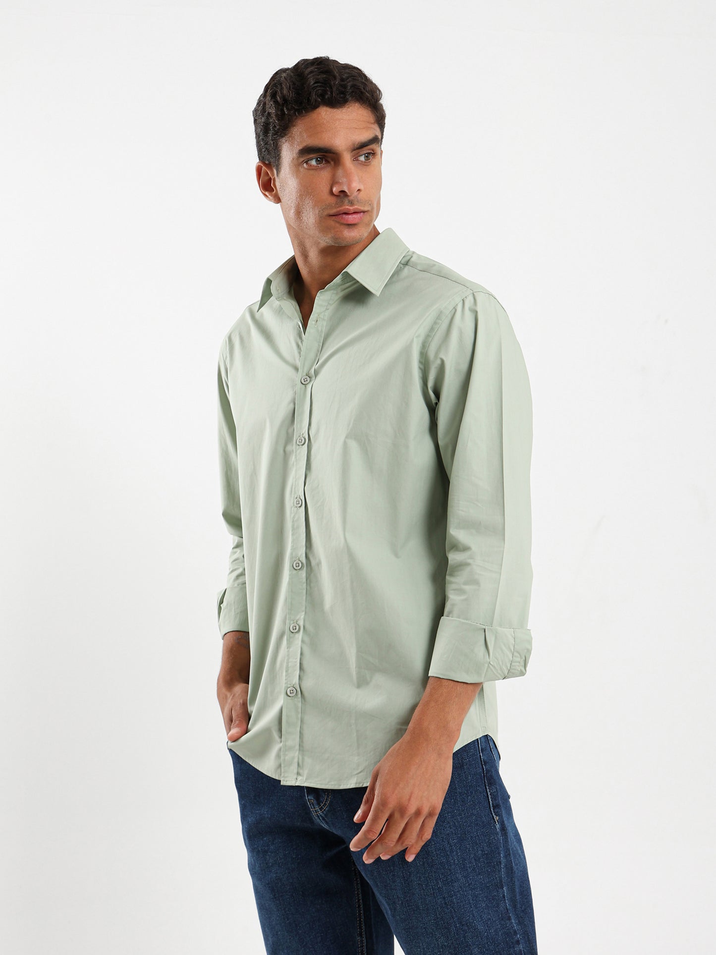 Relaxed Long-Sleeve Shirt