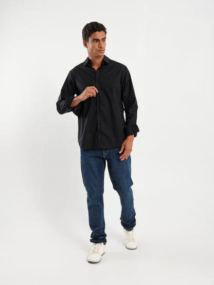 Relaxed Long-Sleeve Shirt