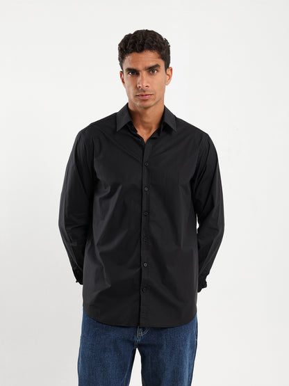 Relaxed Long-Sleeve Shirt