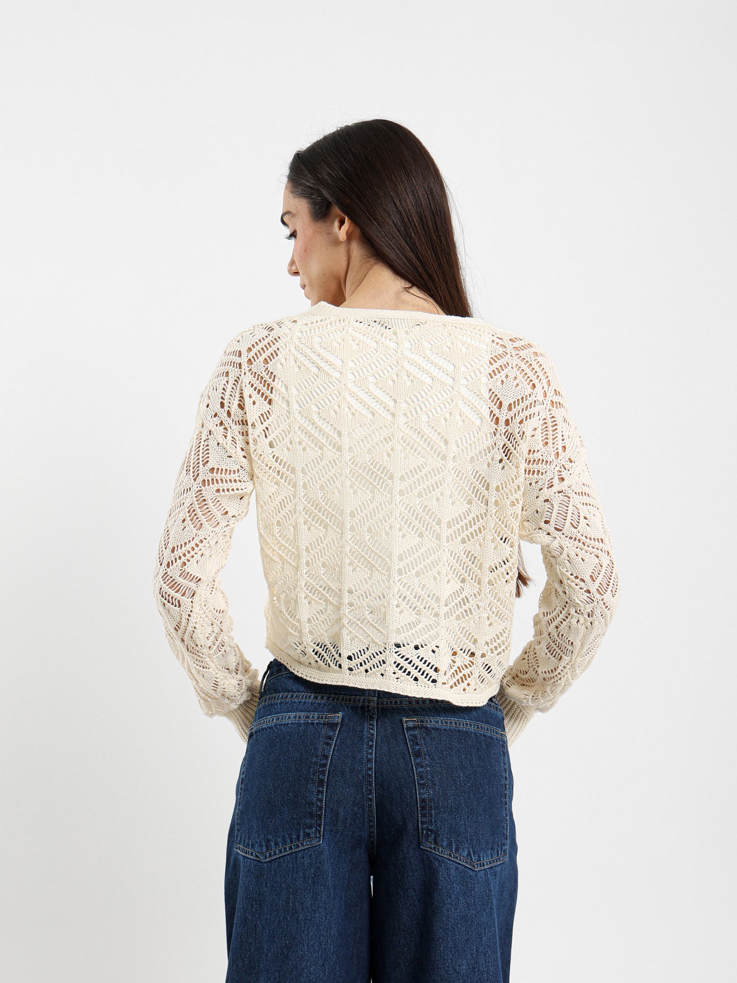 Long Sleeve Tricot Cardigan