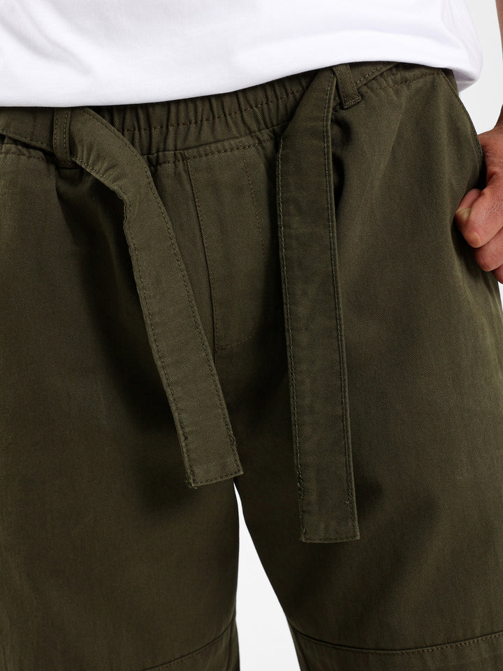 Relaxed Belted Pants