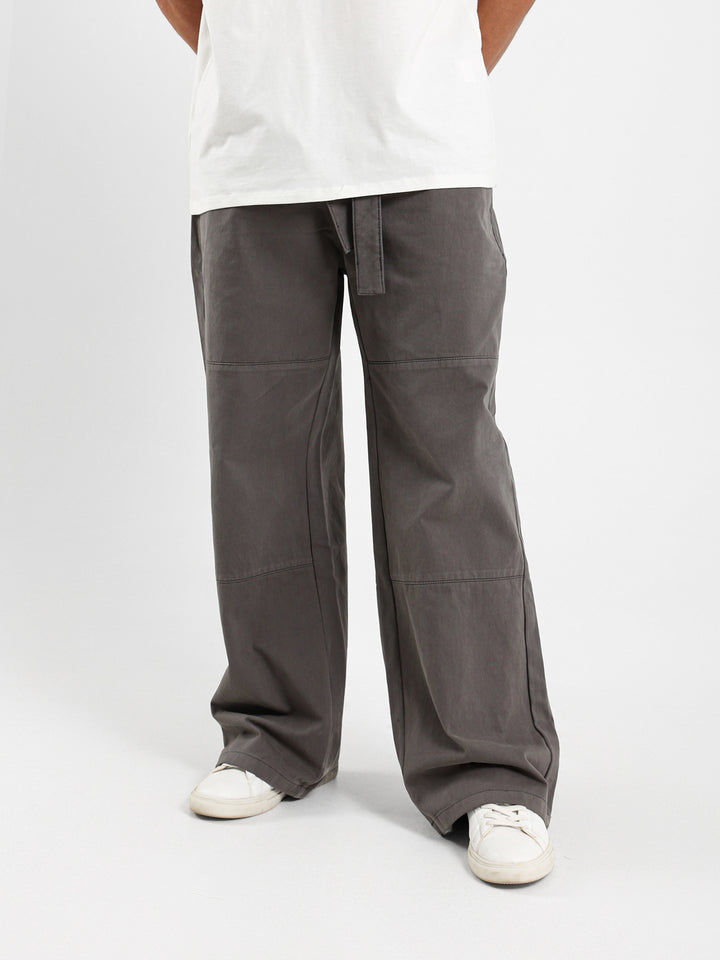 Relaxed Belted Pants