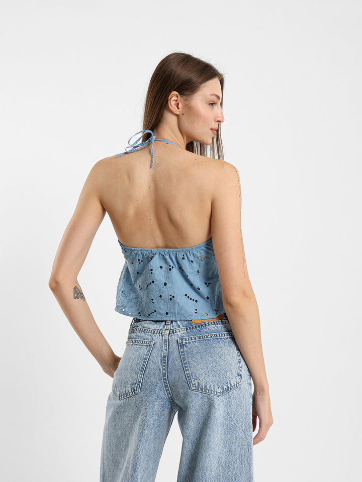 Halter Neck Front Tie Top