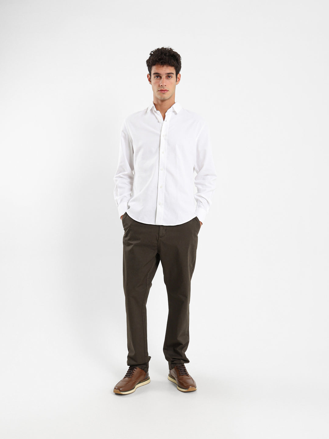 Basic Long Sleeve Smart Shirt