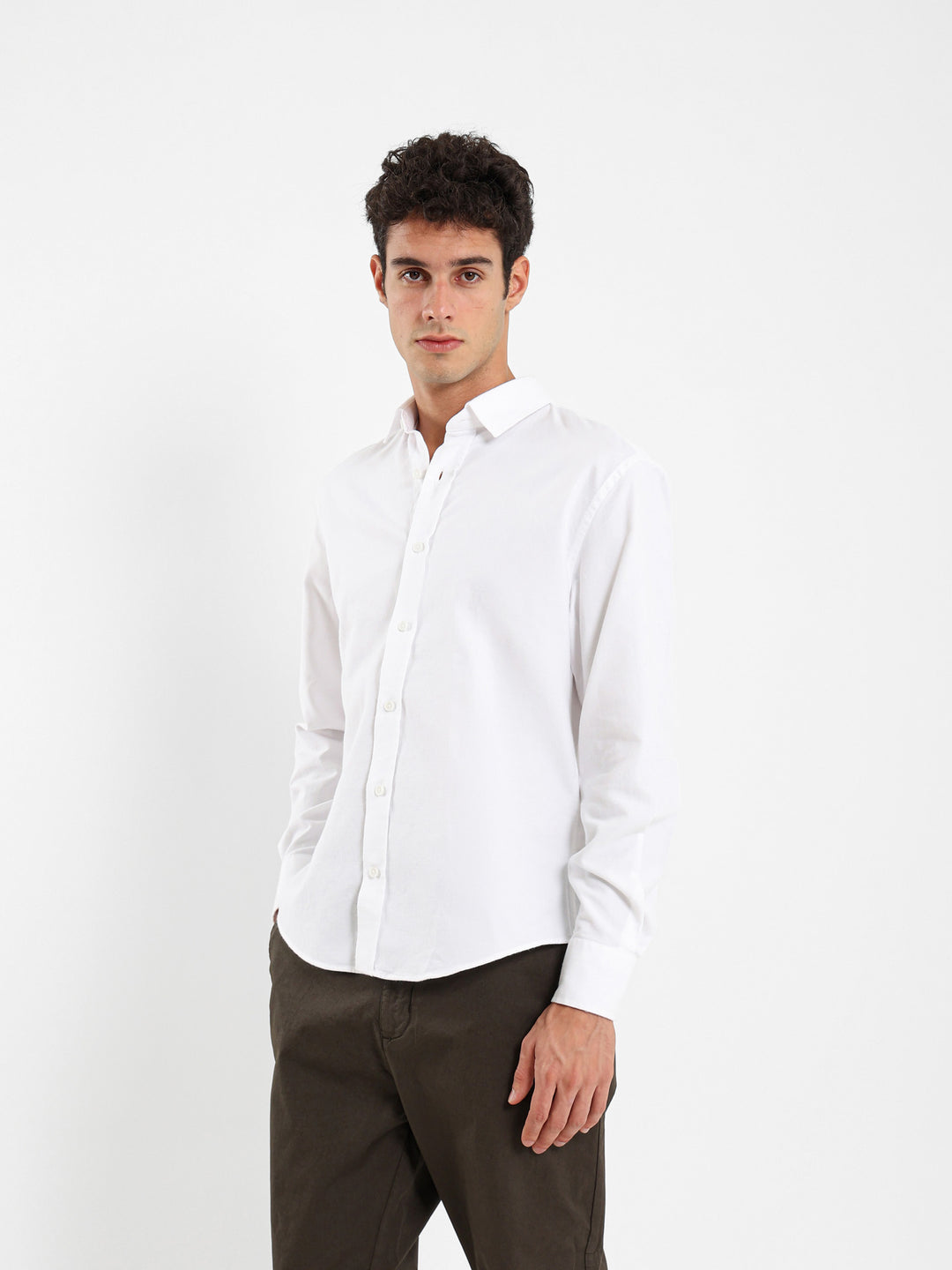 Basic Long Sleeve Smart Shirt