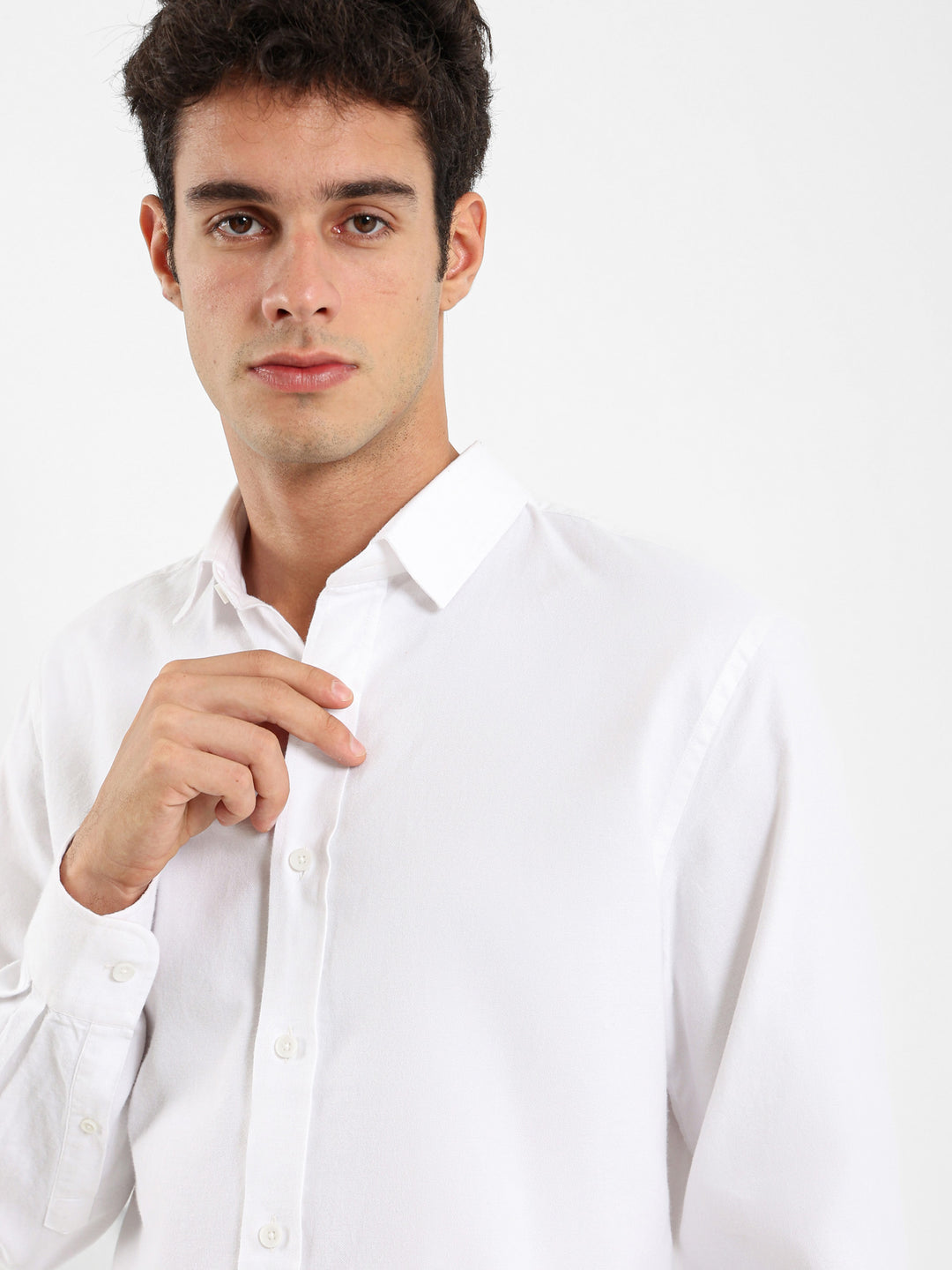 Basic Long Sleeve Smart Shirt