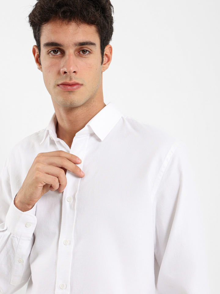 Basic Long Sleeve Smart Shirt