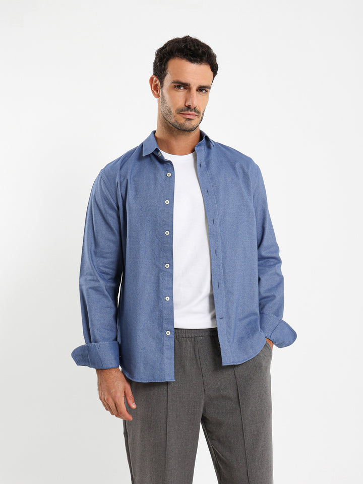 Basic Long Sleeve Smart Shirt