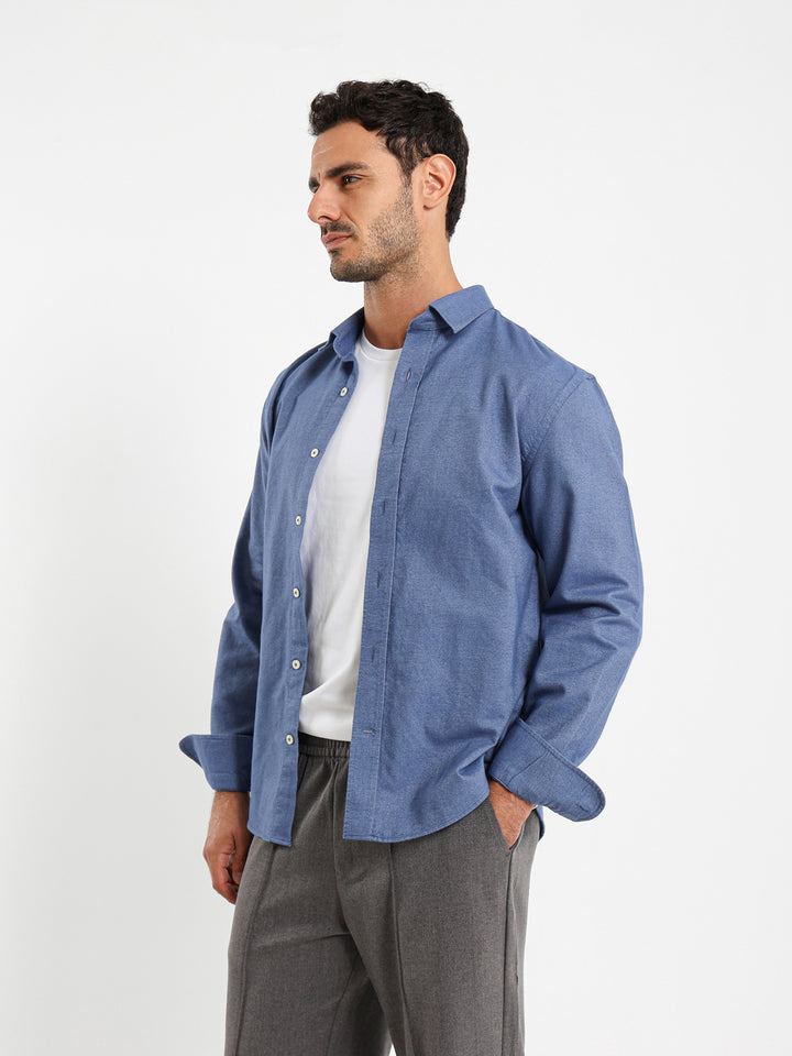 Basic Long Sleeve Smart Shirt