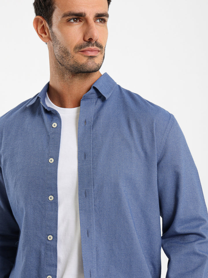 Basic Long Sleeve Smart Shirt