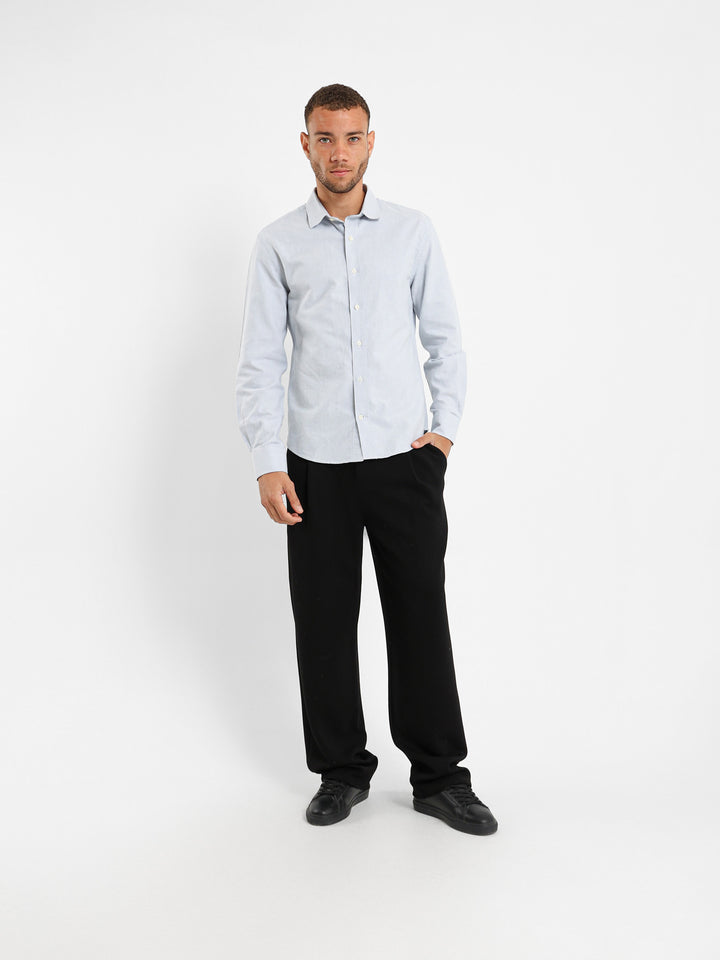 Basic Long Sleeve Smart Shirt