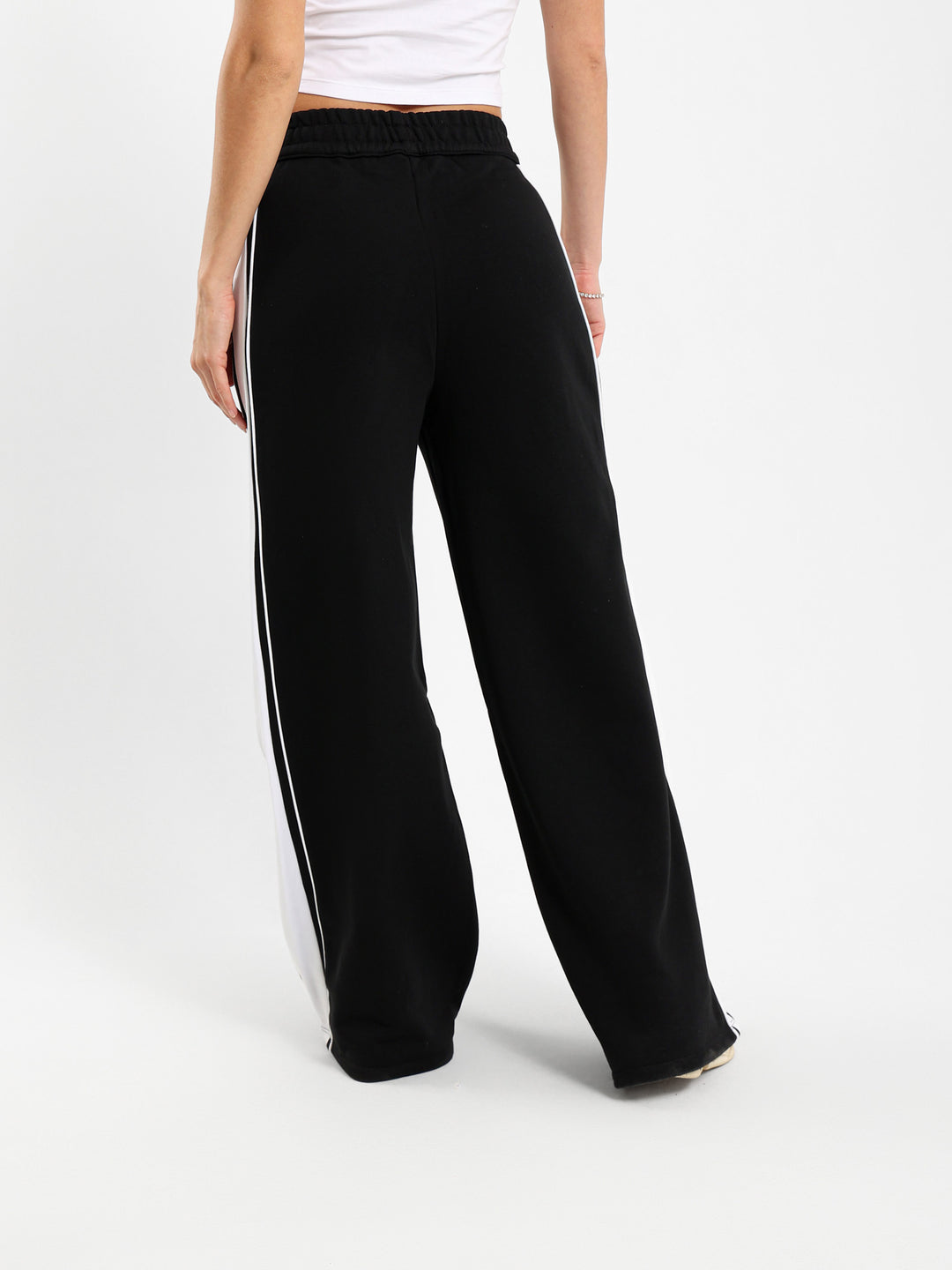 Oversized Sweatpants With Side Stripe