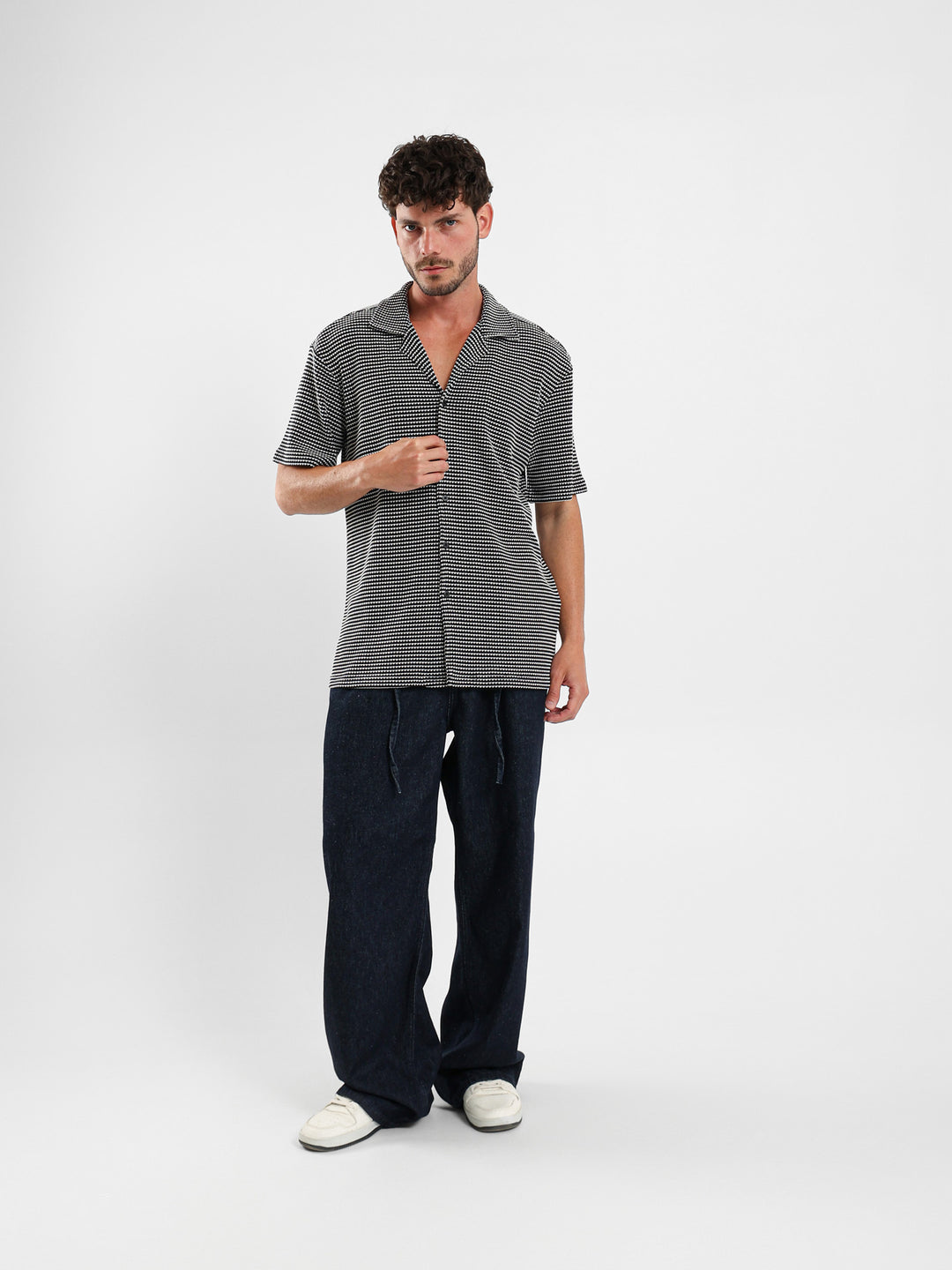 Camp Collar Half-Sleeve Shirt