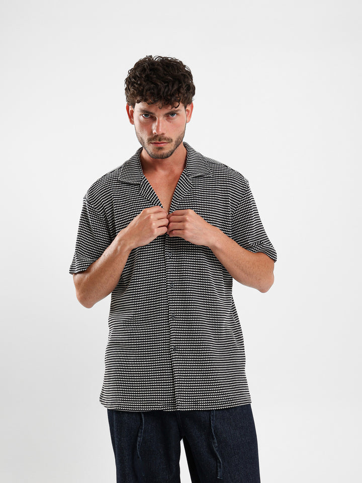 Camp Collar Half-Sleeve Shirt