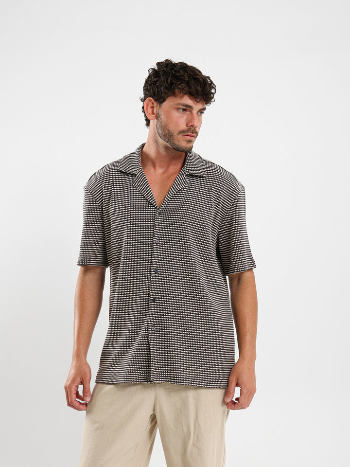 Camp Collar Half-Sleeve Shirt