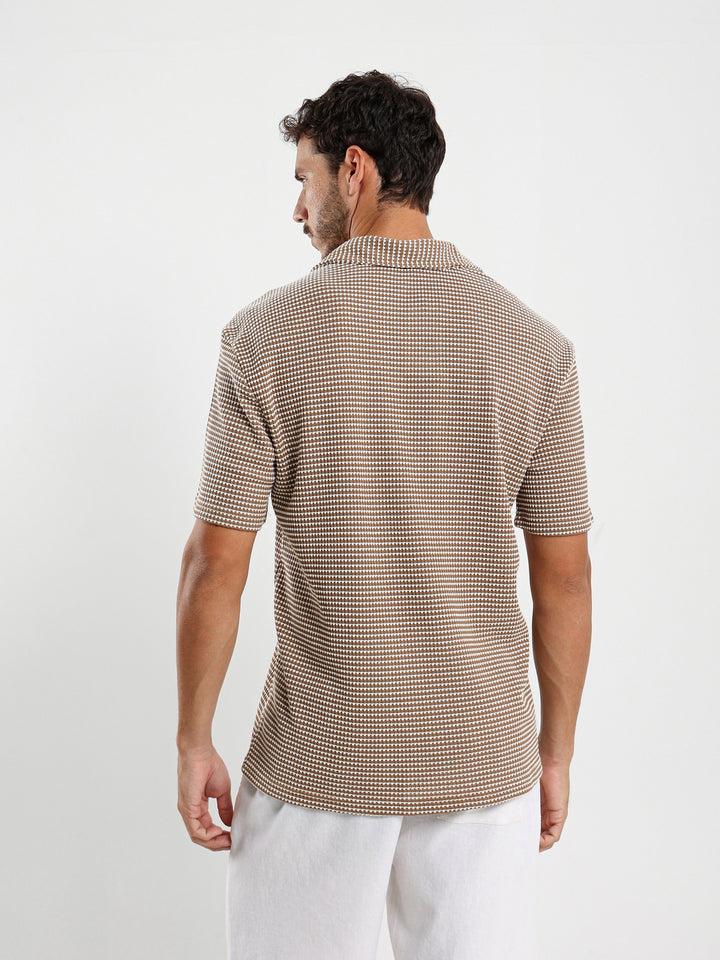 Camp Collar Half-Sleeve Shirt