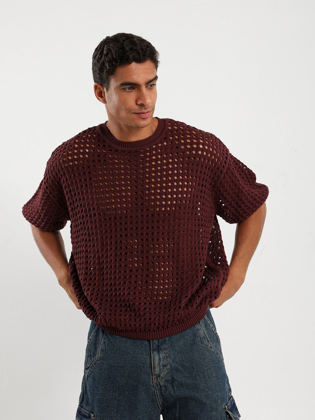 Openwork Tee