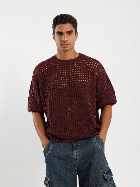 Openwork Tee